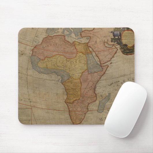 Karte von Afrika | 1700 Mousepad (Mit Mouse)