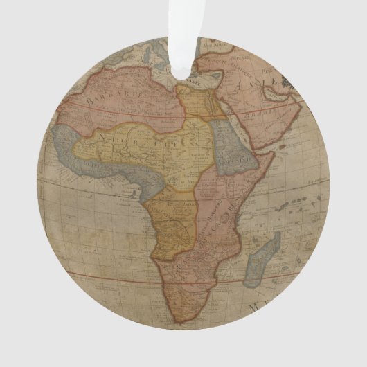 Karte von Afrika | 1700 Ornament (Vorderseite)