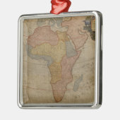 Karte von Afrika | 1700 Ornament Aus Metall (Links)