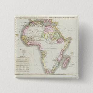 Karte von Afrika, 1821 Button