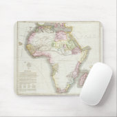 Karte von Afrika, 1821 Mousepad (Mit Mouse)