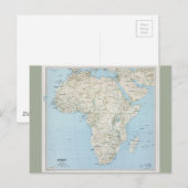 Karte von Afrika (1977) (Vorne/Hinten)
