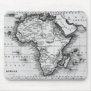 Karte von Afrika graviert von Thomas Stirling Mousepad