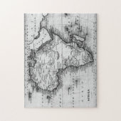 Karte von Afrika | graviert von Thomas Stirling Puzzle (Vertikal)