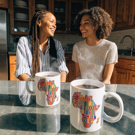 Karte von Afrika Kaffeetasse