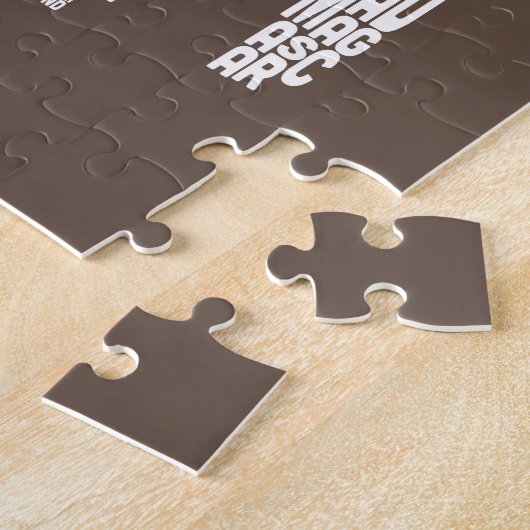 Karte von Afrika Karte Text Art Puzzle (Seite)