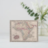 Karte von Afrika mit St. Helena (Stehend Vorderseite)