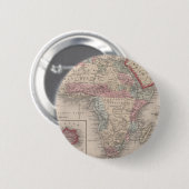 Karte von Afrika mit St. Helena Button (Vorne & Hinten)
