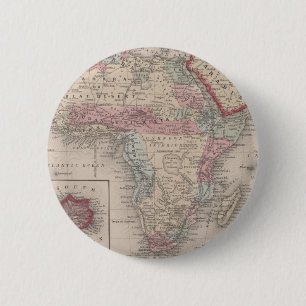 Karte von Afrika mit St. Helena Button