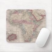 Karte von Afrika mit St. Helena Mousepad (Mit Mouse)