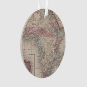 Karte von Afrika mit St. Helena Ornament (Vorderseite)