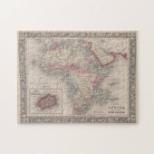Karte von Afrika mit St. Helena Puzzle (Horizontal)