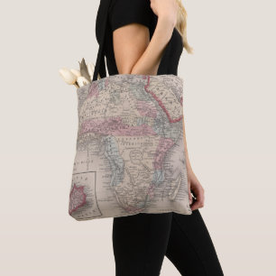 Karte von Afrika mit St. Helena Tasche