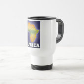Karte von Afrika Reisebecher (VorderseiteRechts)