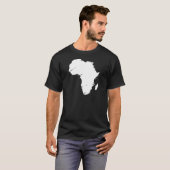 Karte von Afrika T-Shirt (Vorne ganz)