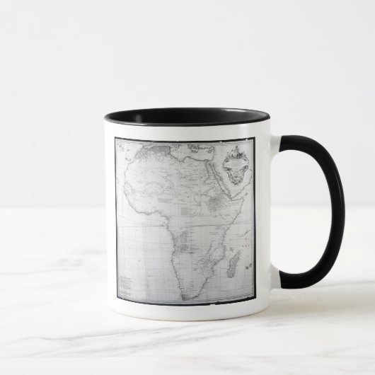Karte von Afrika Tasse (Rechts)