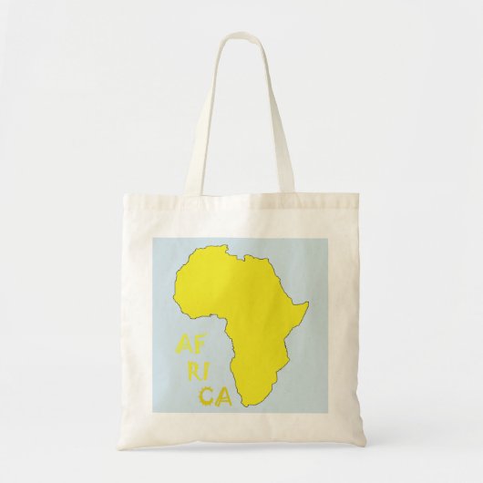Karte von Afrika Tote Bag Tragetasche (Vorne)