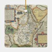 Karte von Afrika und von arabischen Halbinsel Keramikornament (Rückseite)