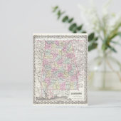 Karte von Alabama (Stehend Vorderseite)