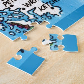 Karte von Alaska 20x30 Puzzle (Seite)