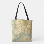 Karte von Alaska Tasche (Rückseite)