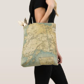 Karte von Alaska Tasche (Von Nahem)