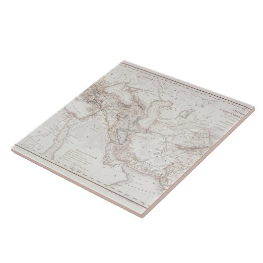 Karte von Alexander das Greats-Reich Fliese (Seite)