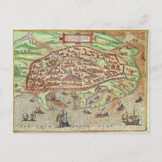 Karte von Alexandria (Vorderseite)