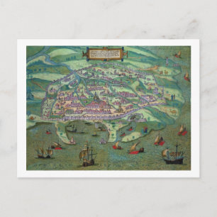 Karte von Alexandria, von "Civitates Orbis Terraru