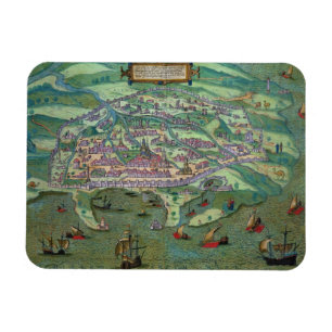 Karte von Alexandria, von "Civitates Orbis Terraru Magnet