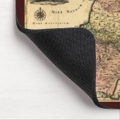 Karte von altem Israel mit den 12 Stämmen Mousepad (Ecke)