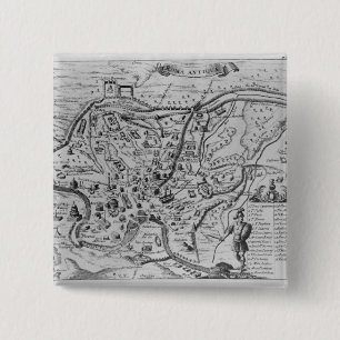 Karte von altem Rom Button
