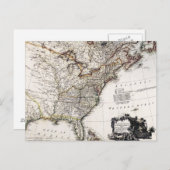 KARTE VON AMERIKA, 1809 (Vorne/Hinten)