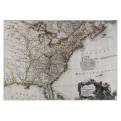 KARTE VON AMERIKA, 1809 SCHNEIDEBRETT (Vorderseite)