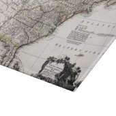 KARTE VON AMERIKA, 1809 SCHNEIDEBRETT (Ecke)