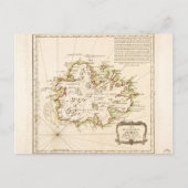 Karte von Antigua von Juan Lopez (1780) (Vorderseite)