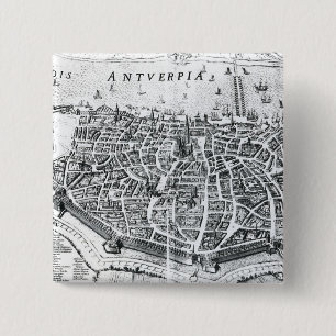 Karte von Antwerpen Button