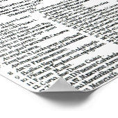 Karte von Antwerpen Poster (Ecke)