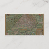Karte von Antwerpen, von "Civitates Orbis (Rückseite)