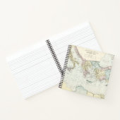 Karte von Apostel Paul's Missionary Journeys Notizblock (Innenseite)