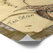 Karte von Arda Poster (Ecke)