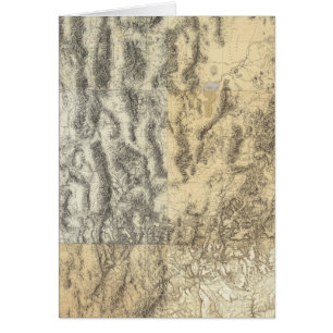 Karte von Arizona, Nevada und Utah