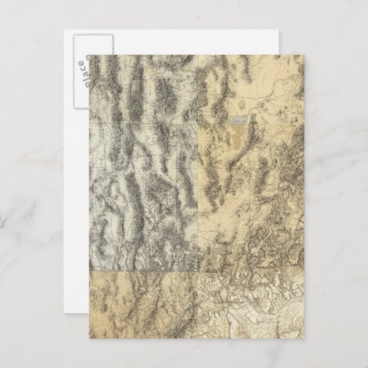 Karte von Arizona, Nevada und Utah (Vorne/Hinten)