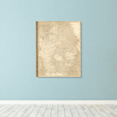 Karte von Arrowsmith Leinwanddruck (Insitu (Holzboden))