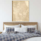 Karte von Arrowsmith Leinwanddruck (Insitu (Schlafzimmer))