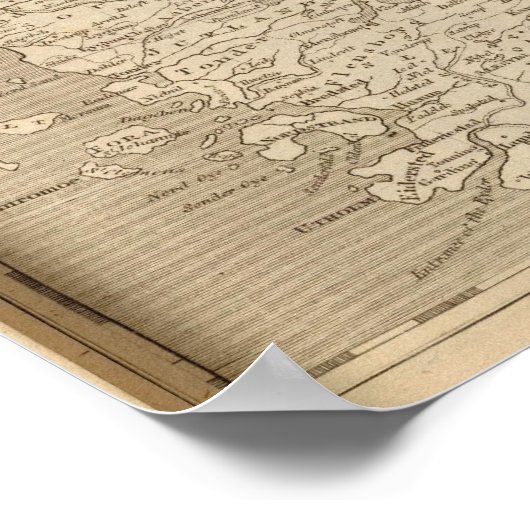 Karte von Arrowsmith Poster (Ecke)