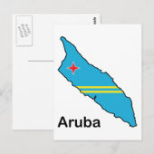 Karte von Aruba (Vorne/Hinten)