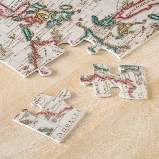 Karte von Asien. Identisch mit den Karten von Guil Puzzle (Seite)