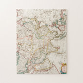 Karte von Asien. Identisch mit den Karten von Guil Puzzle (Vertikal)