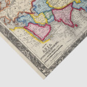 Karte von Asien Seidenpapier (Ausschnitt)